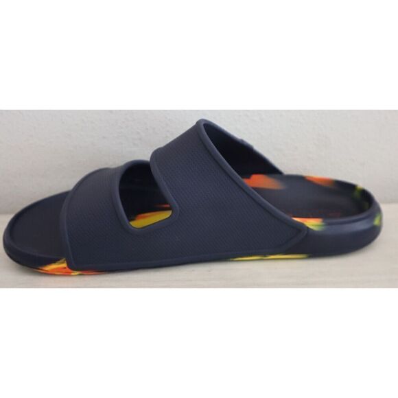 Reef Men's Sz 13 Navy Sunset Oasis Double Up Water Friendly Sandal Slides - Picture 5 of 9